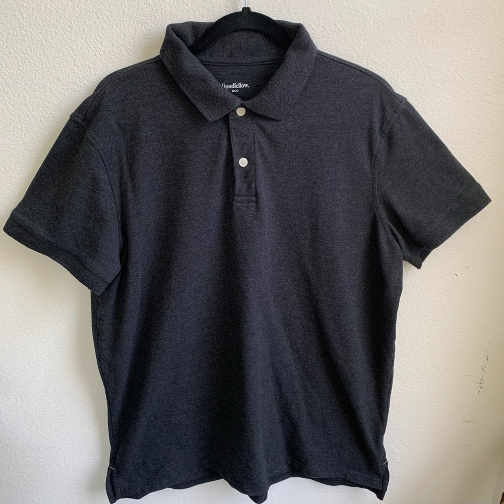 Dark Gray Polo.